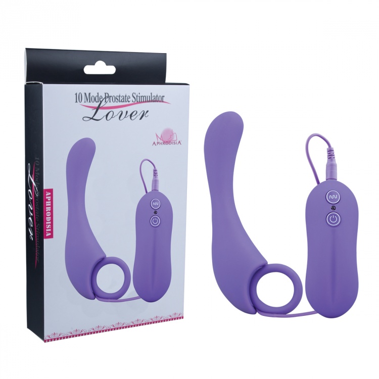 Вибростимулятор анальный 10 mode Prostate Stimulator-Lover Purple  10289016
