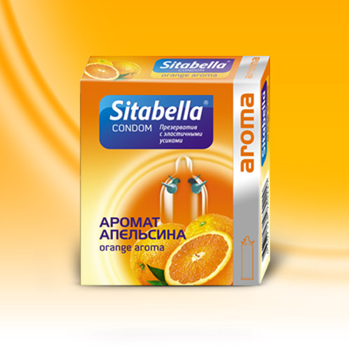 Презервативы "Ситабелла" с усиками №1 с ароматом апельсина 1222sit