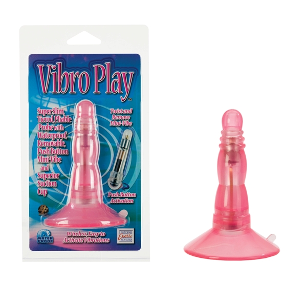 Анальная пробка с вибрацией Vibro Play Pink 0390-04CDSE