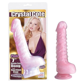 Двухцветный фаллос Crystal Cote Pink 5,5" 0250-04CDSE