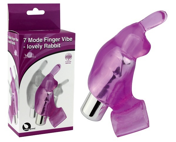 Виброкольцо фиолетовое 7 Model Finger Vibe-lovely Rabbit 32015-purpleHW