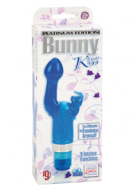 Вибратор PLATINUM BUNNY KISS BLUE 0782-37BXSE