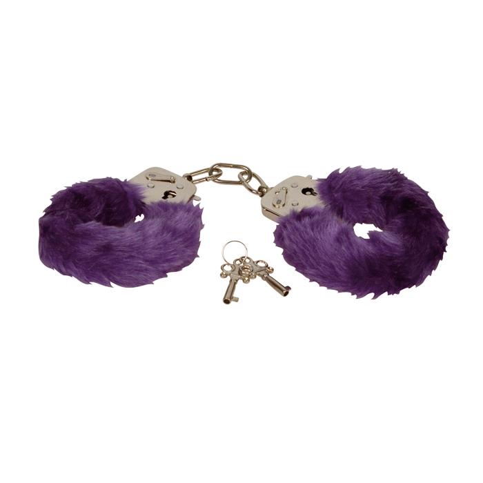 Наручники с мехом Furry Love Cuffs Purple PMS0720008