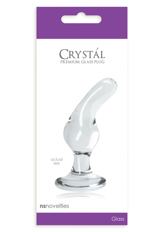 Анальная пробка CRYSTAL GLASS PLUG CLEAR NSN-0710-11