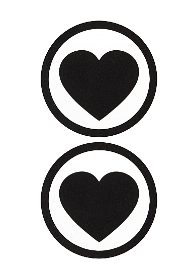 Пестисы "Round Hearts"  черные SH-OUNS009BLK