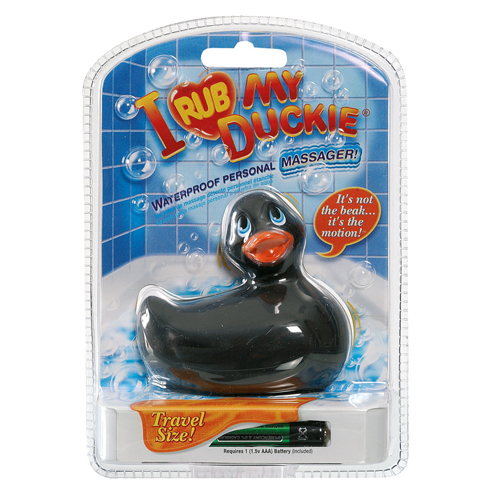 Вибратор утенок I Rub My Duckie travelsize black 10132