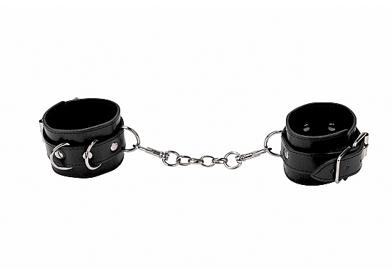 Наручники Leather Cuffs Black SH-OU048BLK