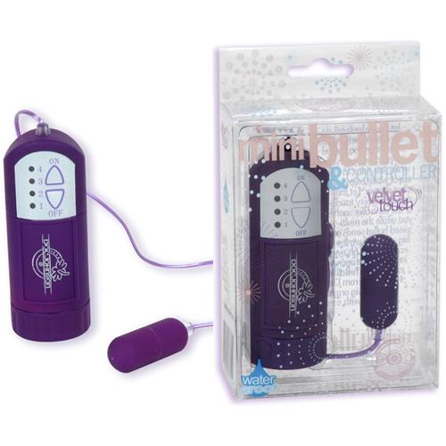 Фиолетовое 4-х скоростное виброяйцо Mini Bullet  1668-03BXDJ