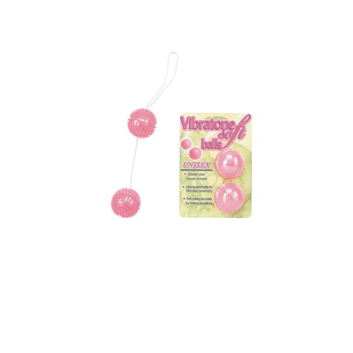 Вагинальные шарики Pink Duoballs Soft 2K761-BCDSC