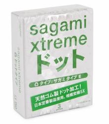 Презервативы Sagami №3 Xtreme Dotts 0,02