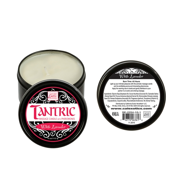 Массажная свеча Tantric Soy - White Lavender 2254-10BXSE