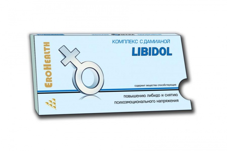Комплекс с дамианой для женщин LIBIDOL 10 капсул