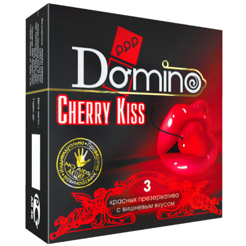 Презервативы Domino Cherry Kiss №3