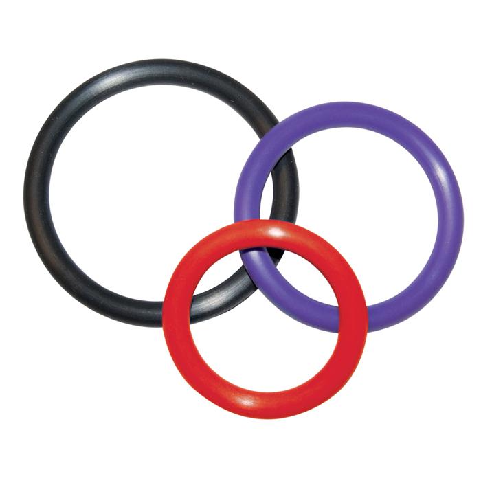 Набор из трех разноцветных колец TRIPLE RINGS 3PCS 9814TJ