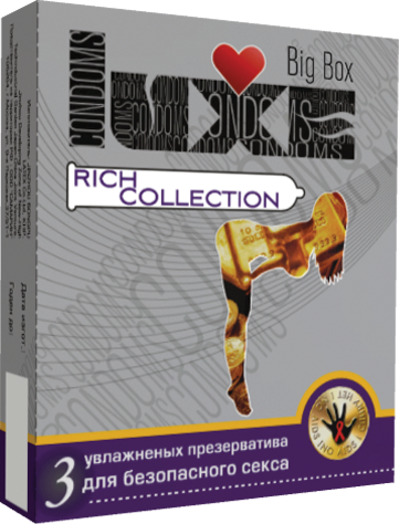 Презервативы LUXE №3  Big Box Rich Collection
