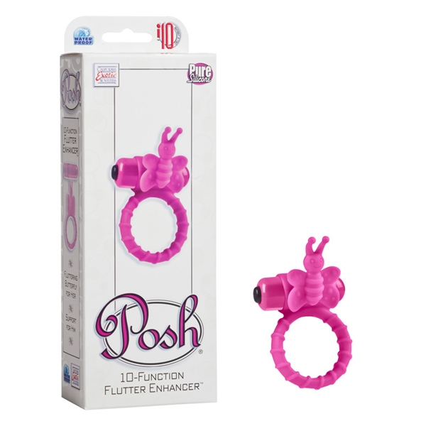 Виброкольцо Posh 10-Function Flutter Enhancers Pink 1369-70BXSE
