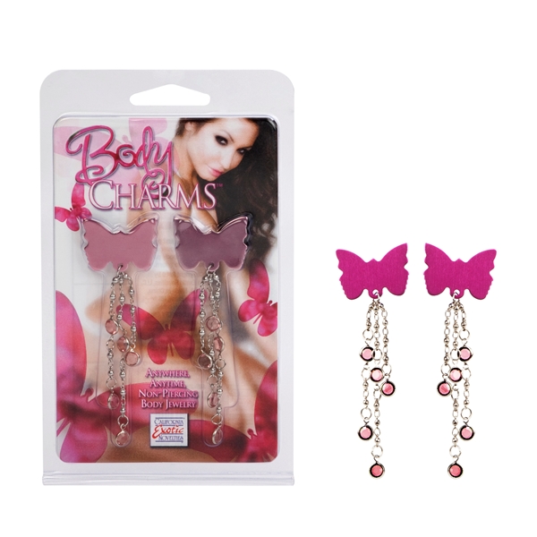 Украшения для груди Body Charms Pink Butterfly 2613-50CDSE