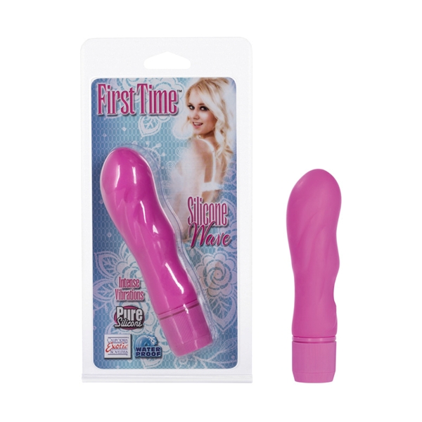 Вибратор FIRST TIME SILICONE WAVE PINK 0004-74BXSE