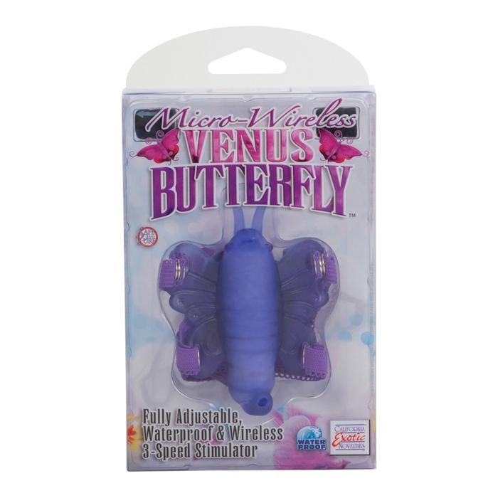 Вибро-бабочка на ремешках Micro Wireless Venus Butterfly Purple 0601-28CDSE