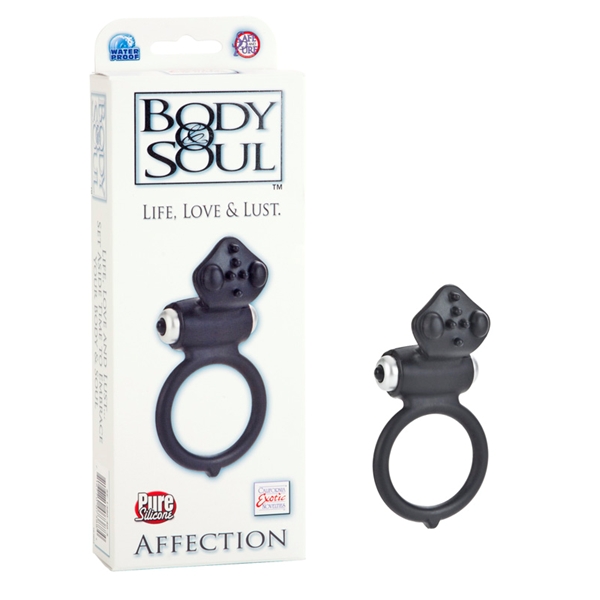 Виброкольцо BODY&SOUL AFFECTION BLACK 1380-40BXSE