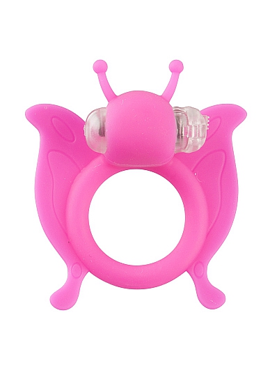 Виброкольцо Butterfly - Pink SH-SLI003