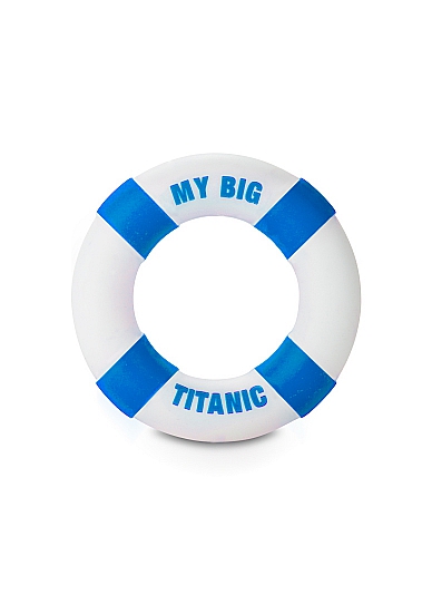 Кольцо на пенис Buoy My Big Titanic Blue SH-SLI081BLU