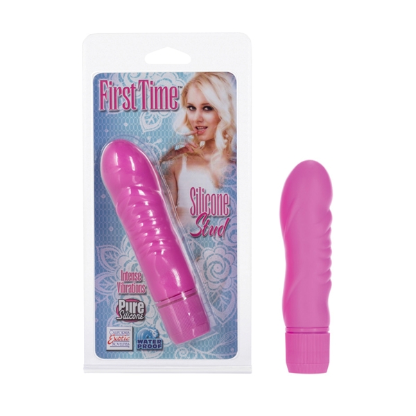 Вибратор First Time Silicone Stud Pink 0004-70BXSE
