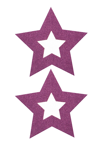 Пестисы открытые "звезды" фиолетовые SH-OUNS001PUR