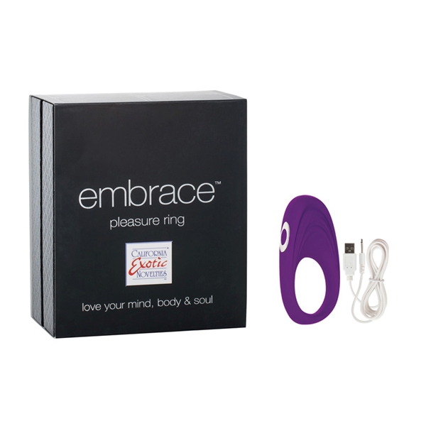 Виброкольцо Embrace pleasure rings фиолетовое 4616-15BXSE