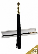 "Плетка Luxury Whip 18k-Gold plated Black SH-OULM003"