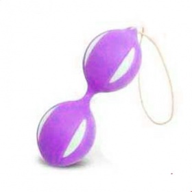Вагинальные шарики фиолетово-белые 47072