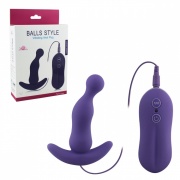 Вибростимулятор анальный пурпурный Balls Style Vibrating Anal Plug 10289009