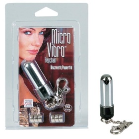 Вибропуля Micro Vibro Silver Keychain 0072-05CDSE
