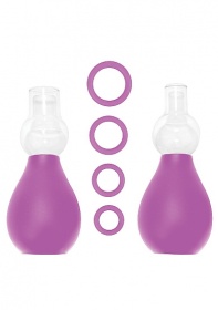 Набор для стимуляции груди фиолетовый SH-OU056PUR