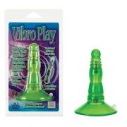Анальная пробка с вибрацией Vibro Play Green 0390-15CDSE
