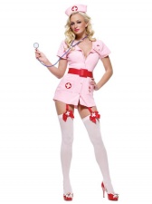 Костюм Похотливая медсестра розовая 02211SM