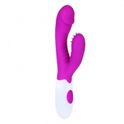 Силиконовый вибратор PRETTY LOVE фиолетовый BI-014264PUR